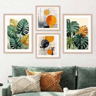 KOTART Modern Art Framed Posters for Wall Décor Digital Reprint 13 inch x 10 inch Painting