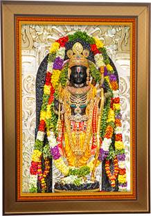 SHASWAT ART Ram Darbar Photo Frames For Wall Decoration Gift Item Painting ZA25001 Digital Reprint 20 inch x 14 inch Painting