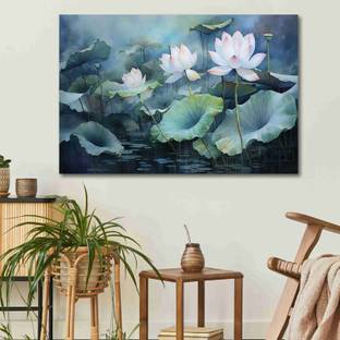saf SAF Unframed Rolled Art Print Abstract Floral Canvas For Home Décor CR-152 Canvas 24 inch x 36 inch Painting