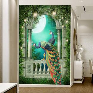HD RAPID DESIGN Wall Painting Scenery for Home Decor, Office etc (Self Adhesive Vinyl) Digital Reprint 46 inch x 23 inch Painting