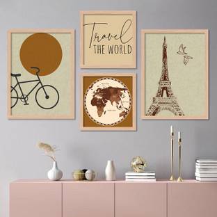 KOTART Travel Wall Art Frames For Home Decor | Wall Decor Paintings Wall Art Digital Reprint 14 inch x 11 inch Painting