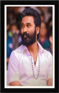 AARTKALA Dhanush restarts filming for "Captain painting farmes Canvas 14 inch x 20 inch Painting
