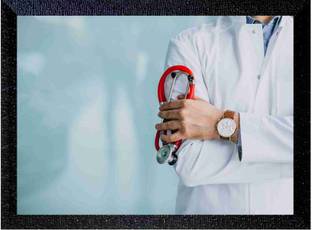 ER HANDICRAFT DOCTOR ROOM WALL DECOR A4 SIZE Digital Reprint 10.1 inch x 14.1 inch Painting