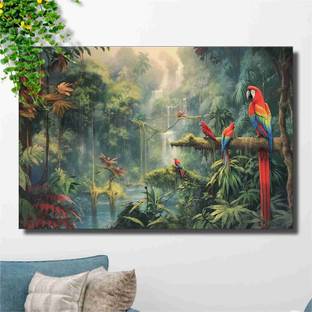 saf 36 inch Unframed Modern Abstract Canvas Wall Sticker For Home Décor Self Adhesive Sticker