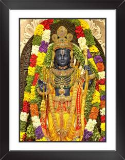 Decor Villa Decor Villa Ram lalla 3D frame paintings Acrylic 13.5 inch x 10.5 inch Painting