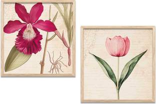 KOTART Botanical Wall Art Painting | Wall Frames For Home Decor Digital Reprint 8 inch x 8 inch Painting