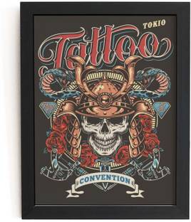 TheKarkhana Tattoo Convention (Laminated Without Glass) Digital Reprint 12 inch x 8 inch Painting