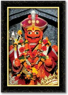 के एस एस KHANDOBACHI JEJURI BHAGWAN KHANDOBA photo frame (Wood Base and Front Laminated) ऐक्रेलिक 12 inch x 8 inch पेंटिंग