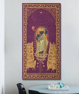 saf Unframed Rolled Art Print Shree Nath ji Canvas For Home Décor CR-212 Canvas 48 inch x 24 inch Painting