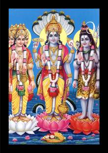 jog craft vishnu bhagwan photo|vishnu bhagwan photo frame|vishnu bhagwan painting Digital Reprint 14 inch x 10 inch Painting