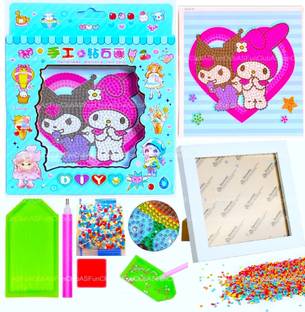 ASFunClub 5D Diamond Painting Kits for Kids Arts and Crafts for Kids Embroidery 7 inch x 4 inch Painting