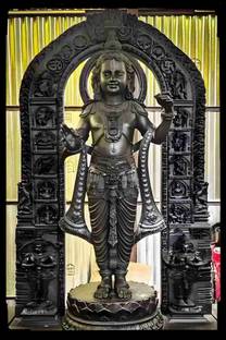 थ्रीस्टार sri ram 8*12in photo frame नेचुरल कलर 12 inch x 8 inch पेंटिंग