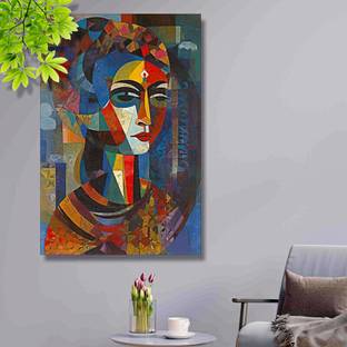 saf Unframed Rolled Art Print Nature Art Canvas Wall Painting- for Home Decor Digital Reprint 36 inch x 24 inch Painting