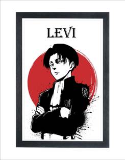 Chitransh Gifts Levi Ackerman Wall Mounted Painting Digital Reprint 20 inch x 14 inch Painting