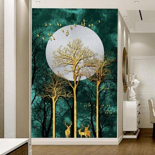 All Your Design Wall Painting Scenery for Home Decor, Office etc (Self Adhesive Vinyl , 23 inch x 46inch) Digital Reprint 23 inch x 46 inch Painting