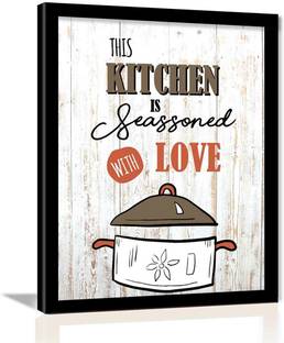 KOTART Kitchen Quotes For Living Room Office Décor Digital Reprint 14 inch x 11 inch Painting