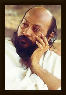 Braj Art Gallery Osho Acharya Rajneesh Clapping Hands Photo Frame Digital Reprint 19.5 inch x 13.5 inch Painting