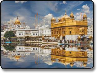 saf Golden Temple Digital Reprint 11 inch x 14 inch Painting