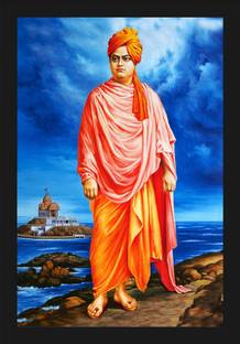 jog craft vivekanand photo frame,vivekanand photo Digital Reprint 20 inch x 14 inch Painting