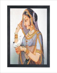 Chitransh Gifts Bani Thani Panting Wall Mounted Painting Digital Reprint 20 inch x 14 inch Painting