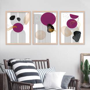 KOTART Boho wall art | frames with glass, Wall Hanging frames PaintingGSBL191 Digital Reprint 13 inch x 10 inch Painting