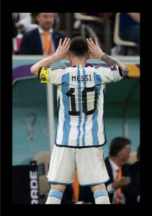jog craft messi photoframe|messi photo Digital Reprint 14 inch x 10 inch Painting