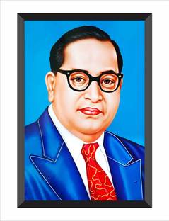 Devatwal Dr. Bhimrao Ambedkar Jayanti Photo Frame For Wall Mounted Painting Digital Reprint 14 inch x 10 inch Painting