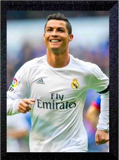 ER Enterprises Cristiano Ronaldo glossy painting a4 size Digital Reprint 14 inch x 10 inch Painting