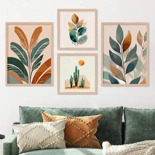 Hothouse Nature Theme Framed Paintings for Wall Décor Digital Reprint 13 inch x 10 inch Painting
