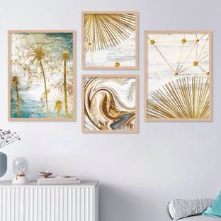 KOTART Modern Art Framed Paintngs for Gallery Wall Décor Digital Reprint 14 inch x 11 inch Painting