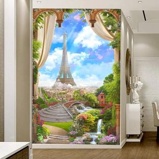 HD RAPID DESIGN Wall Painting Scenery for Home Decor, Office etc (Self Adhesive Vinyl , 20 inch x 40 inch) Digital Reprint 40 inch x 20 inch Painting