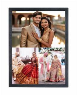 Devatwal Customized Collage Photo Frame Personalized Photo Frame For Wall Mounted Paint Digital Reprint 14 inch x 10 inch Painting