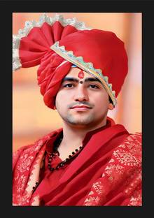 jog craft bageswar baba, bageswar dham, bageswar sarkar, pandit dhirendra shastri photo Digital Reprint 10 inch x 14 inch Painting