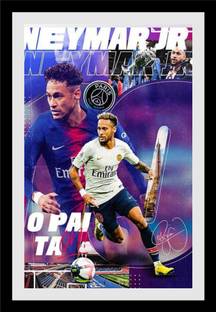 jog craft neymar jr photo| neymar footballer photo frame Digital Reprint 14 inch x 10 inch Painting