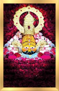 Anaadi Baba Khatu Shyam Wall Décor Painting For Home, Office & Living Room Decoration Digital Reprint 7 inch x 10 inch Painting