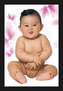 jog craft new born babay, baby photo frame Digital Reprint 20 inch x 14 inch Painting