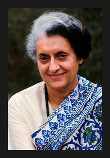 jog craft indira gandhi photo frame, indira gandhi photo Digital Reprint 20 inch x 14 inch Painting