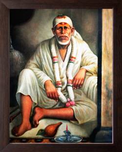 ag pro comfort Rare Picture of Sai Nath (sai Baba) Digital Reprint 10 inch x 8 inch Painting