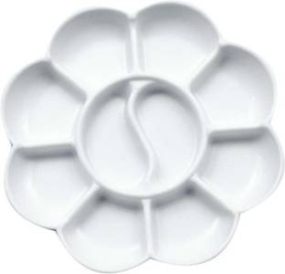 KHYATI Plastic 14 Paint Wells Palettes  with Lid