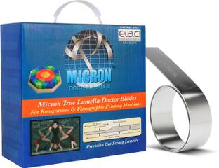 MICRON DOCTOR BLADE 100m Carbon Steel Printing Machine Doctor Blades, (Pack of 1) Size - 100mmX0.20mm Paper Crafting Tool