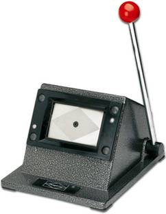 JK Toners Heavy Duty PVC ID Card Die Cutter Full Metal Body Round Corner Metal Grip Hand-held Paper Cutter