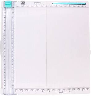 PEACORA Score Board and Paper Trimmer for Scrapbooking Art&Craft Card Box Making Scoring Rubber Grip Cutting Mat