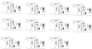 Alerica Flipkart new standard shipping labels Paper Label