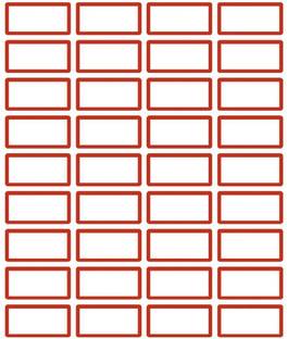 ShopTalk pack of 1000 sticker Plain Sticker (1inch) pack Of 1000 Self Adhesive Paper Label (Red) Paper Label