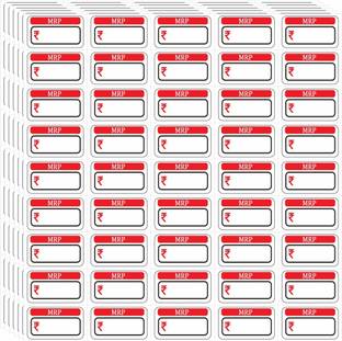 YVETTE MRP Sticker Labels Self Adhesive Sticker 3.5x2 cm (Pack of 1000) 1000 Self ADHESIVE LABELS Paper Label