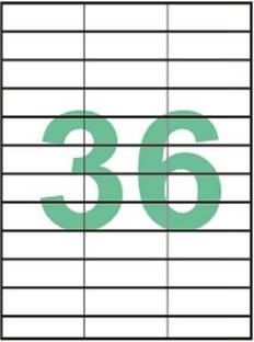 DESMAT A4 sheet 36 label and sticker Self-Adhesive Paper Label