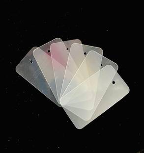 LHM Plastic Transparent Tag Card for Displaying Rate(3.5cm*6.5cm)(Pack of 1000cards) Non-Adhesive Paper Label