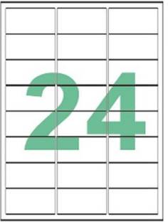 DESMAT A4 sheet 24 label and sticker Self-Adhesive Paper Label