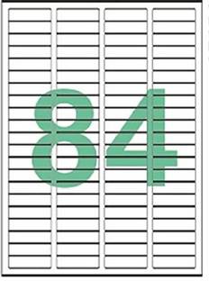 True-Ally A4 Size Paper Labels For Laser, Inkjet & Copiers (84 Label Sheet)(Pack Of 50 Sheets) Self-adhesive Paper Label