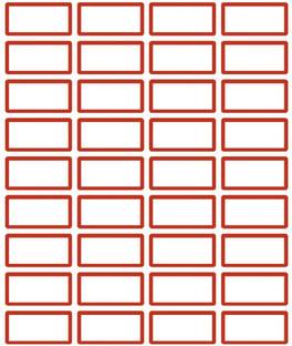 ShopTalk pack of 1000 sticker Plain Sticker (1inch) pack Of 1000 Self Adhesive Paper Label (Red) Paper Label